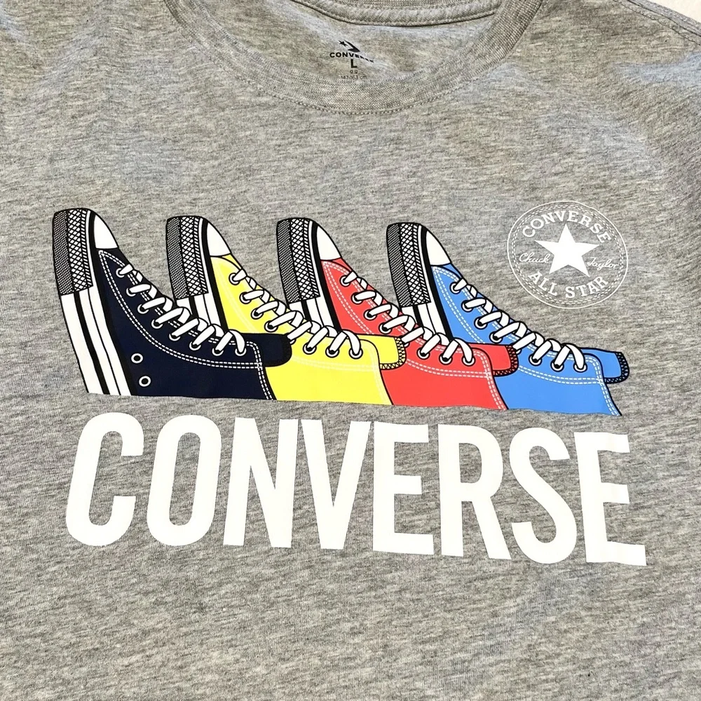 NWT Big Boy’s Converse Sneakers Graphic Short Sleeve T-Shirt
